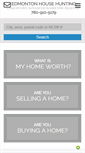 Mobile Screenshot of edmontonhousehunting.com